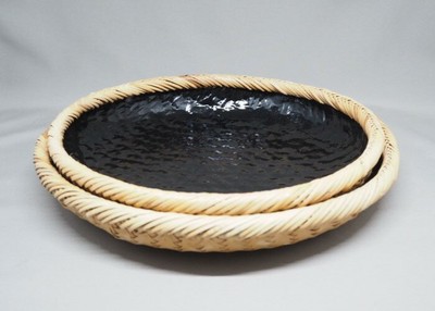 Pair of charcoal plates,hearth&wind stove,photographed by Sozen Shimada 