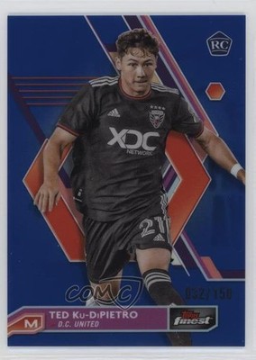 2023 Topps Finest MLS Blue Refractor 132/150 Ted Ku-DiPietro #59 0c2