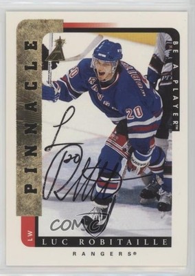 1996-97 Pinnacle Be A Player Auto Luc Robitaille #12 Auto HOF 1e15