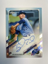 K66,899 - 2021 Topps Chrome Rookie Auto #RATZ Tyler Zuber‼️Marlins ⭐️