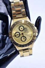 Orologio Uomo Royal Professional Chronograph Quartz Color Oro (difetti Vari)