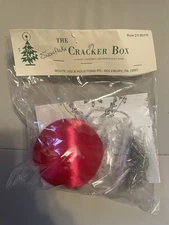 Cracker Box SNOWFLAKE Christmas DIY Craft Ornament Kit Sealed