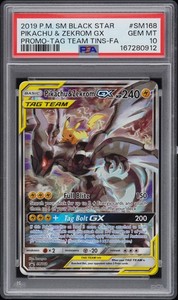 Pikachu and Zekrom GX Psa 10 | eBay