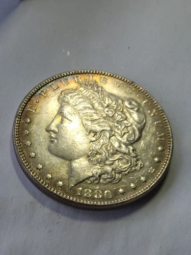 1880 P Morgan Silver Dollar - AU+/UNC