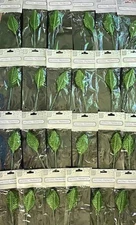 100/PKS ⭐ CRAFT SALE!! ⭐ 1224 ARTIFICIAL FLOWER LEAVES FOR CHRISTMAS POINSETTIAS