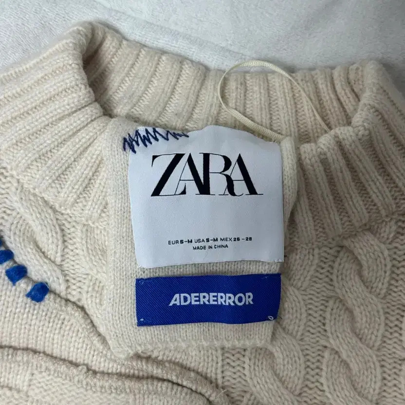 Zara & Ader Error Patchwork Oversized Knit Sweate… - image 2