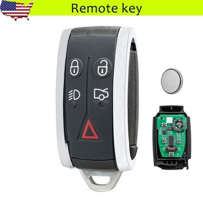 5B Smart Proxy Keyless Remote Key Fob For Jaguar XF XK XKR XJ8 XK8 KR55WK49244