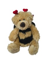 Russ Breezy Bear 8" Bumble Bee Wings Heart Antenna Retired Soft NWT