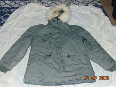 USAF Parka, Extreme Cold Weather, Type N-3B NSN: 8415-00-376-1710 Size Large