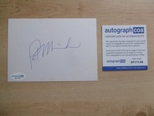 Pat Morita "Karate Kid" Autogramm signed 10x15 cm Karteikarte ACOA