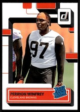 2022 Donruss Perrion Winfrey Rookie Cleveland Browns #393