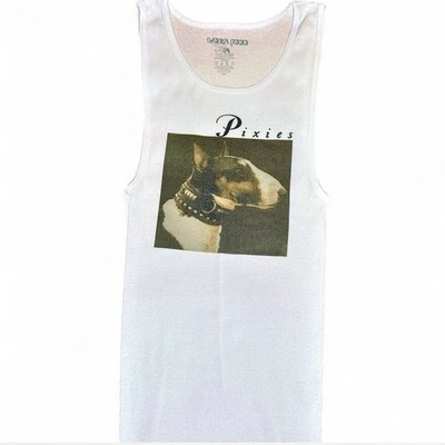 Pixies 'Here Comes Your Man' Unisex Bull Terrier Tank Top Indie Rock S,M,L,XL
