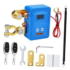 Remote Battery Disconnect Switch with LED Display Anti Theft Kill Switch V003