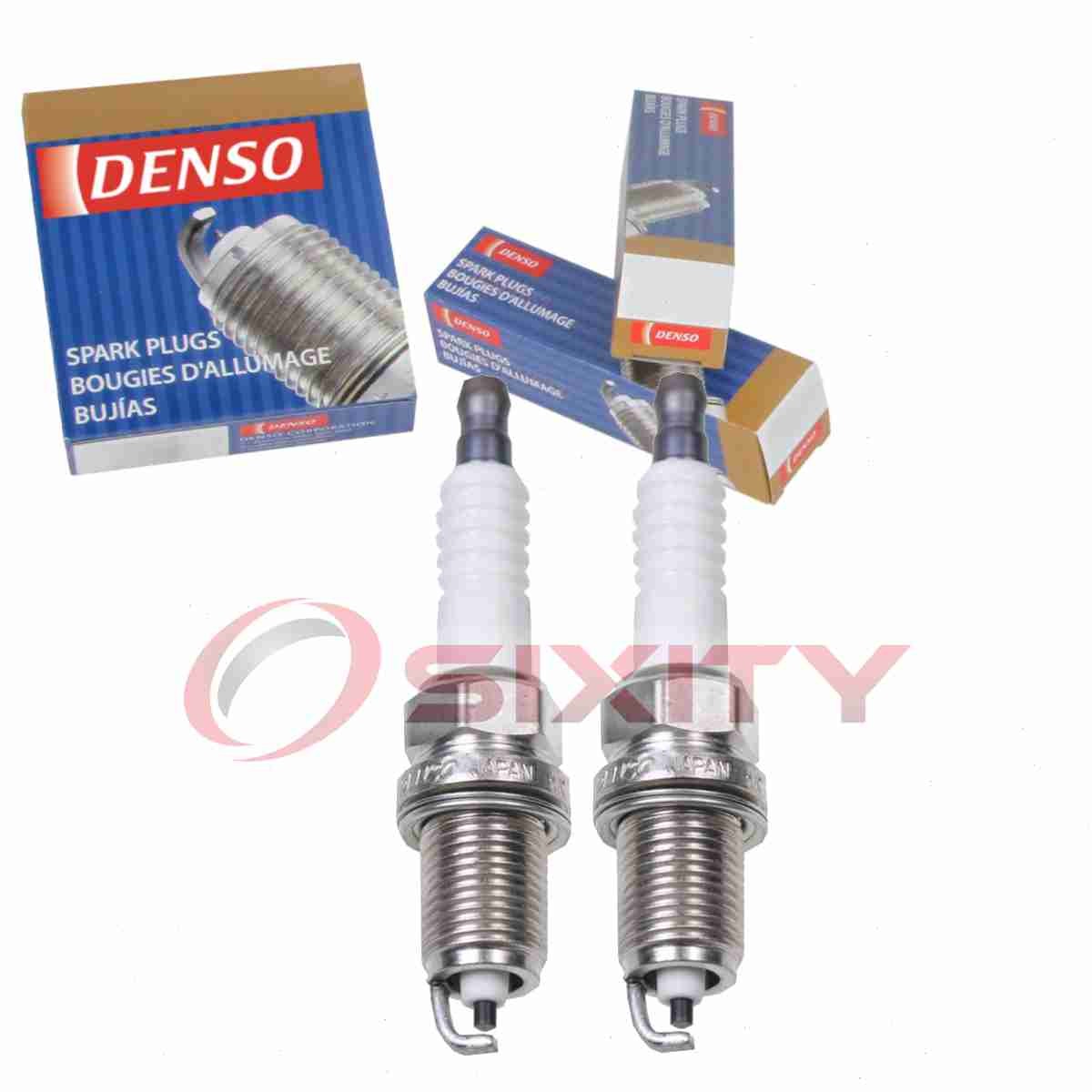 2 pc DENSO 3133 Standard Spark Plugs for KJ20CR11 F286-18-110 F285-18-110 xw