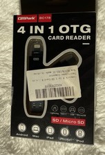 Campark BC178 4-in-1 OTG SD/MicroSD Card Reader Lightning USB-C USB Micro USB