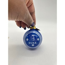NEW Duke Blue Devils NCAA Glass Ball Ornament Forever Collectibles