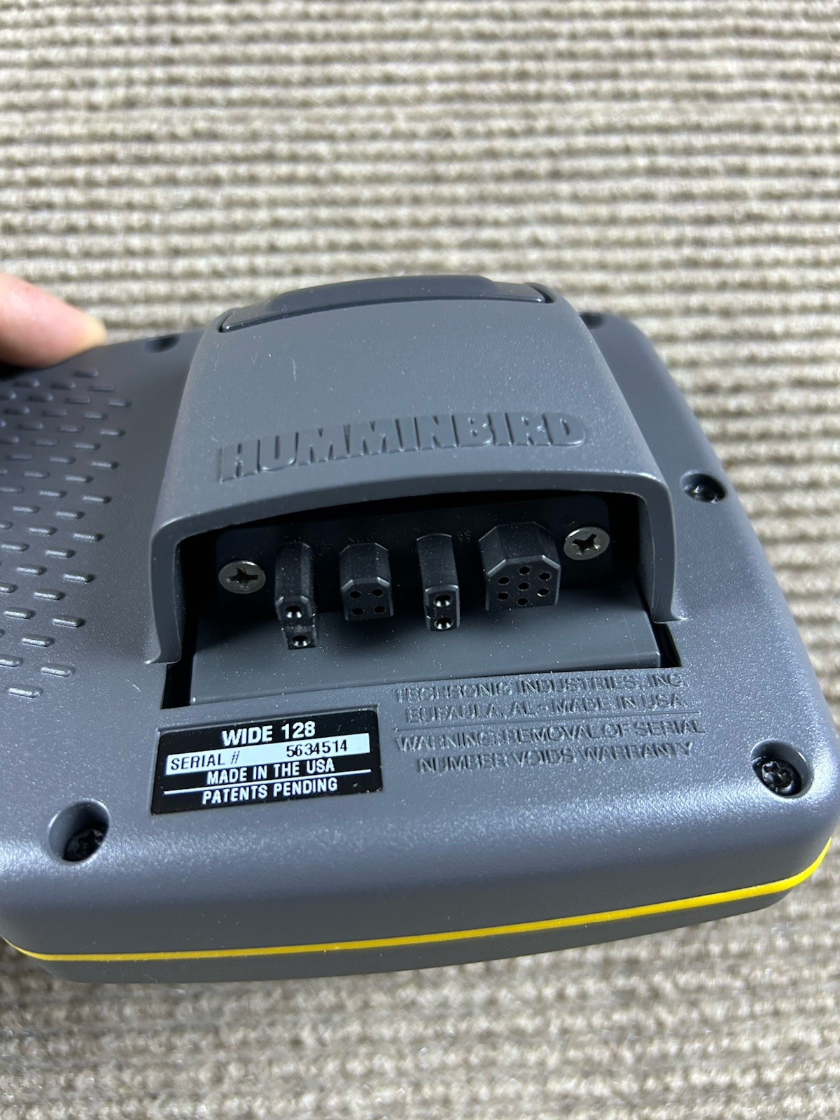 Humminbird Wide 128 Head Unit Sonar FISHFINDER