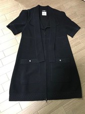 CHANEL Cute One-Piece Jacket Bowtie