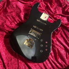 Piezas de guitarra eléctrica Charvel Modelo-4 Cuerpo Negro sólido