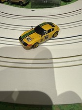 1976-81 Aurora AFX G-Plus HO Yellow Ferrari Daytona Coupe 16 Slot Car 1736 VG