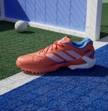 Scarpa da hockey Adidas Adizero Lux 3 Field arancione 2025 UK 11 art JP7312 nuova senza scatola