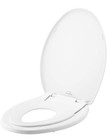 Potty Training Toilet Seat Elongated with Built-In Toddler Potty Training Seat