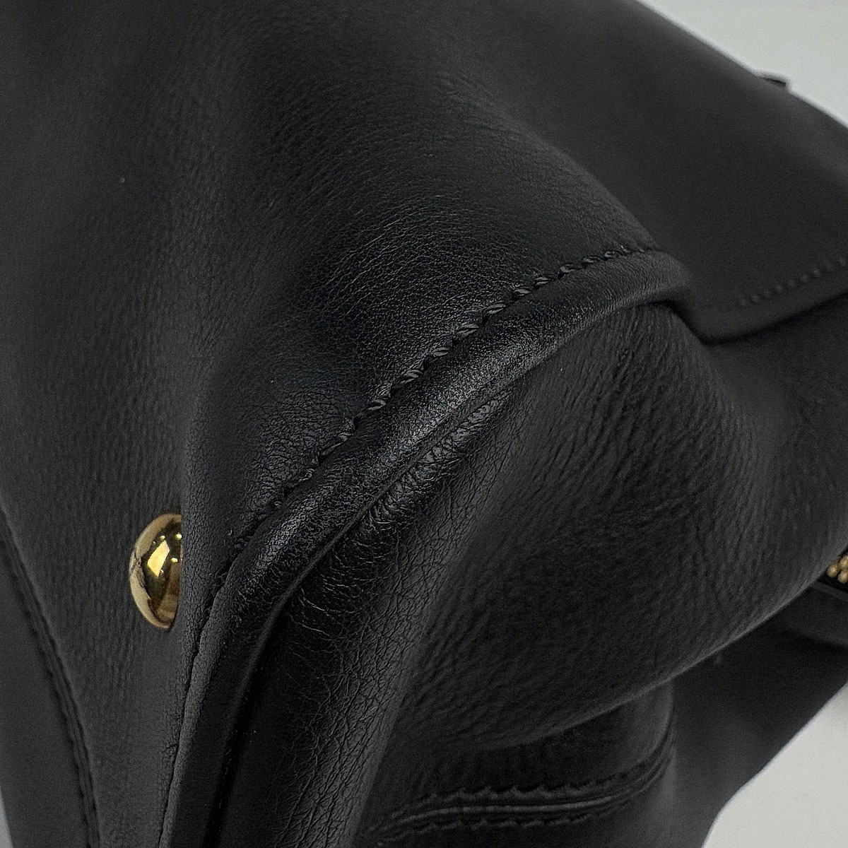 FENDI Chameleon Hand Bag 2WAY Shoulder Bag Mini Boston Logo Hand Bag leather... thumbnail 3