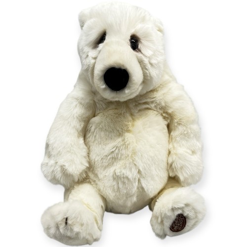 Lou Rankin Fairbanks Jr White Polar Bear Plush Stuffed Animal Toy SOFT realistic - Picture 5 of 11