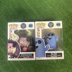 Funko Pop! Animation Lot Of 2 Bloo #942 Eduardo #943 Flocked Foster’s Brand New