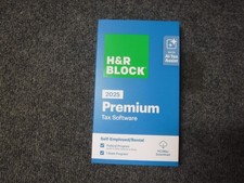  NEW H R Block 2025 Premium Tax Software   Shipped Box, Code Only