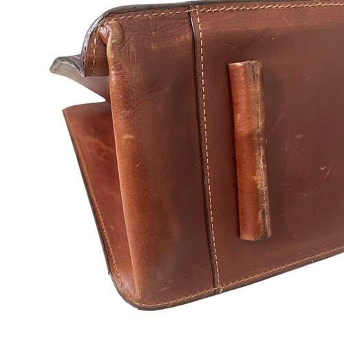 Franklin Covey Full Grain Leather Tornister Teczka Torba Magnetyczne zamknięcie Brązowa - Zdjęcie 12 z 16