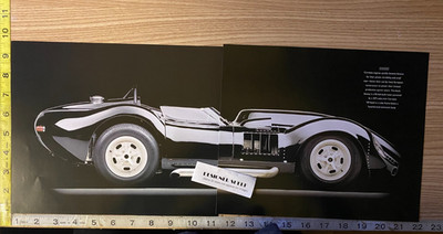 British Lister Black Car 2 Pg.  Book Photograph