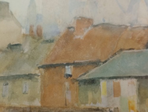 A G Webster Framed Watercolour Painting Cityscape Signed Art - Picture 15 of 18