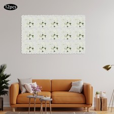 12pcs Artificial Flower Wall Panels Artificial Flowers Panel For Party Backdrops