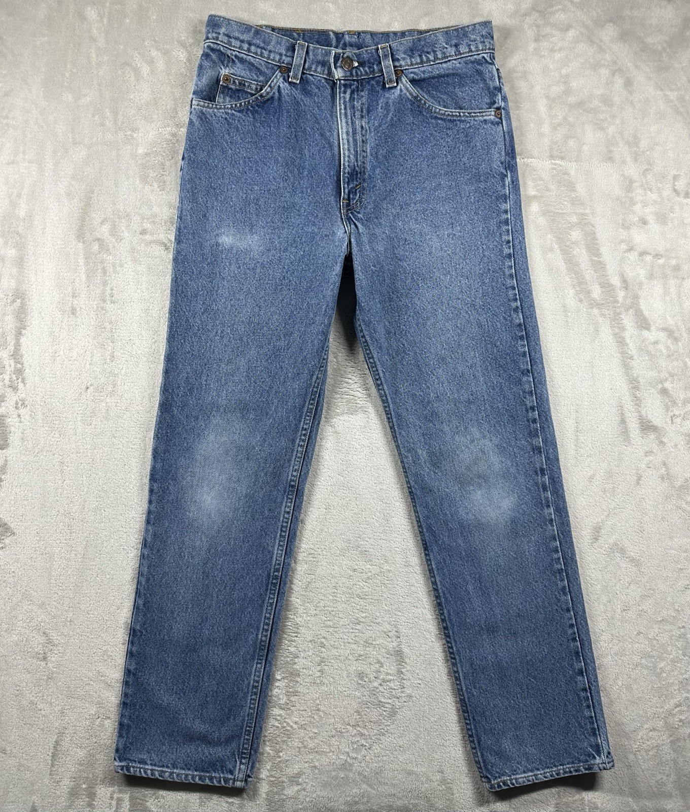 Jeans de mezclilla vintage años 80 Levi’s 509 para hombre 31x30 (actual 29x29,5) pestaña naranja EE. UU.