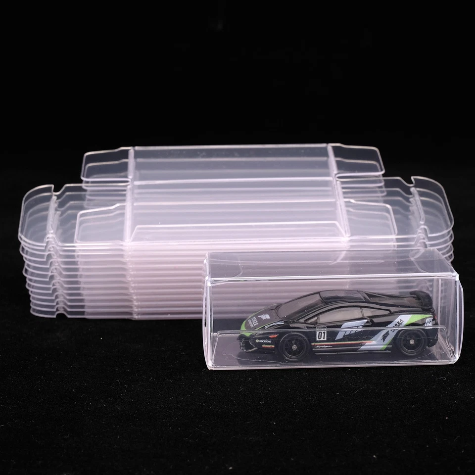 10/20/50PCS Plastic Gift Box Transparent Box Model Car Toy Display Show Box Case - Image 4 of 4