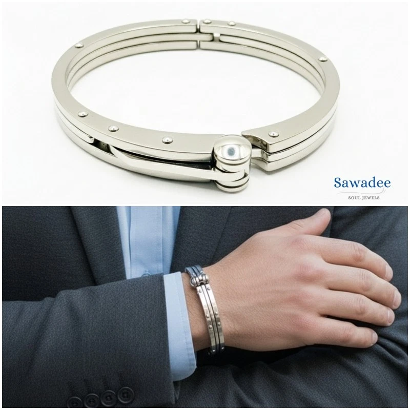 Bracciale Uomo Palline Catena Argento 925 | Made in Italy – ViMon gioielli