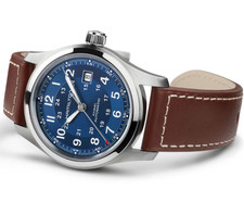 Hamilton Khaki Field Automatic Blue Dial 38mm Men's Watch H70455540 5