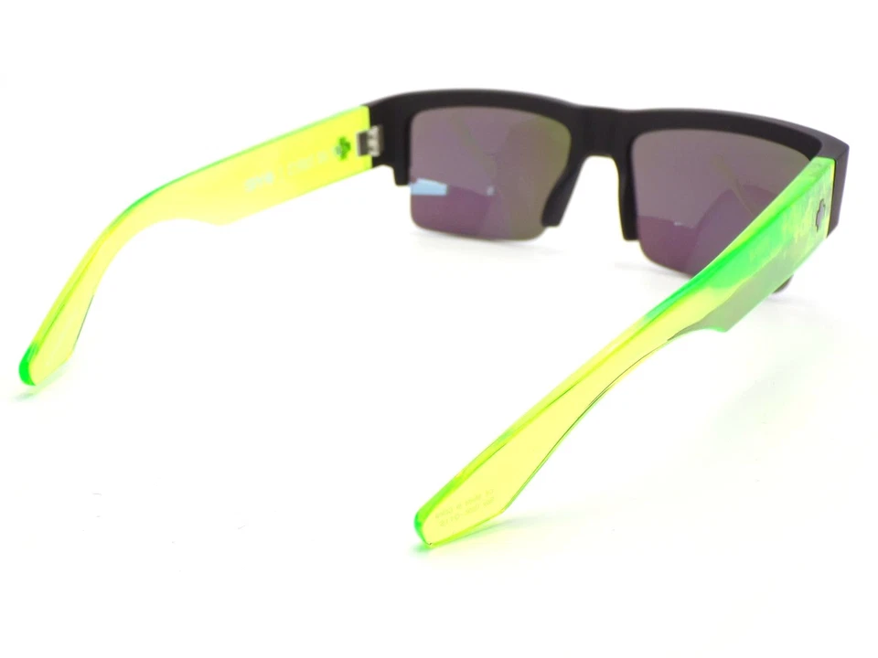 Gafas De Sol Spy Cyrus 50/50 Negro Mate Verde Con Lentes Espejo Verde Spectra - Imagen 4 de 4