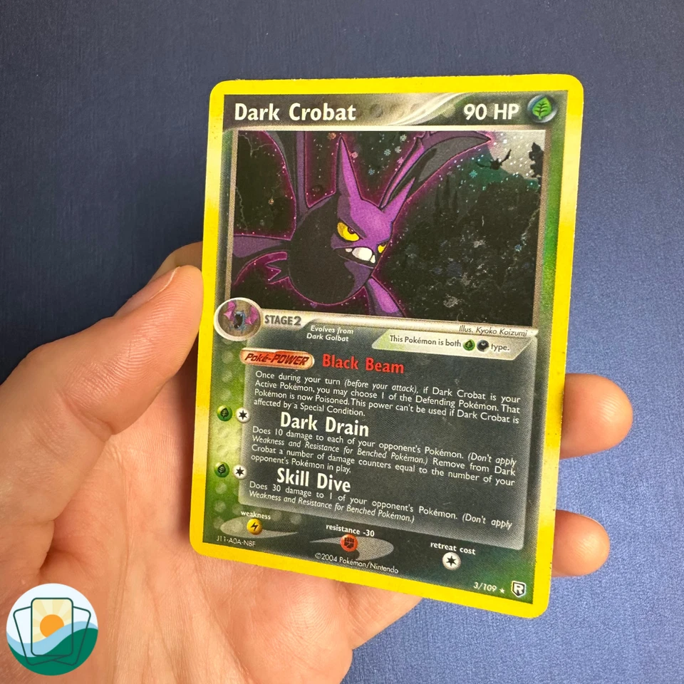 2004 Pokémon Team Rocket Returns | Dark Crobat | Holo | #3/109 - Image 4 of 4