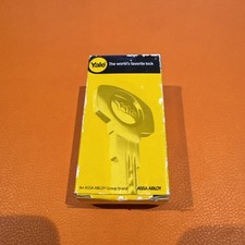 Image of Yale X5 Kitemarked 1 Star Replacement Rim Cylinder 2 Keys Chrome B-X5-CH
