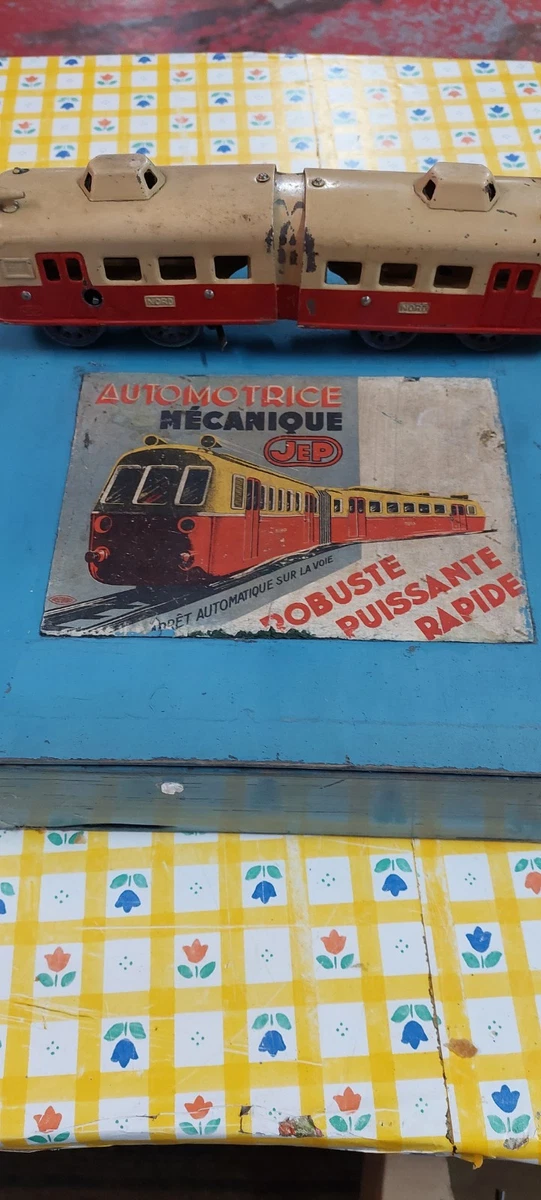 Locomotive Ancienne JEP 2D2 En Tôle Lithographiée, échelle 0, Fonctionne 20V, Pré-guerre