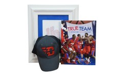 Dayton Flyers Elite Eight Nike Fitted Hat + True Team Magazine & UD Art