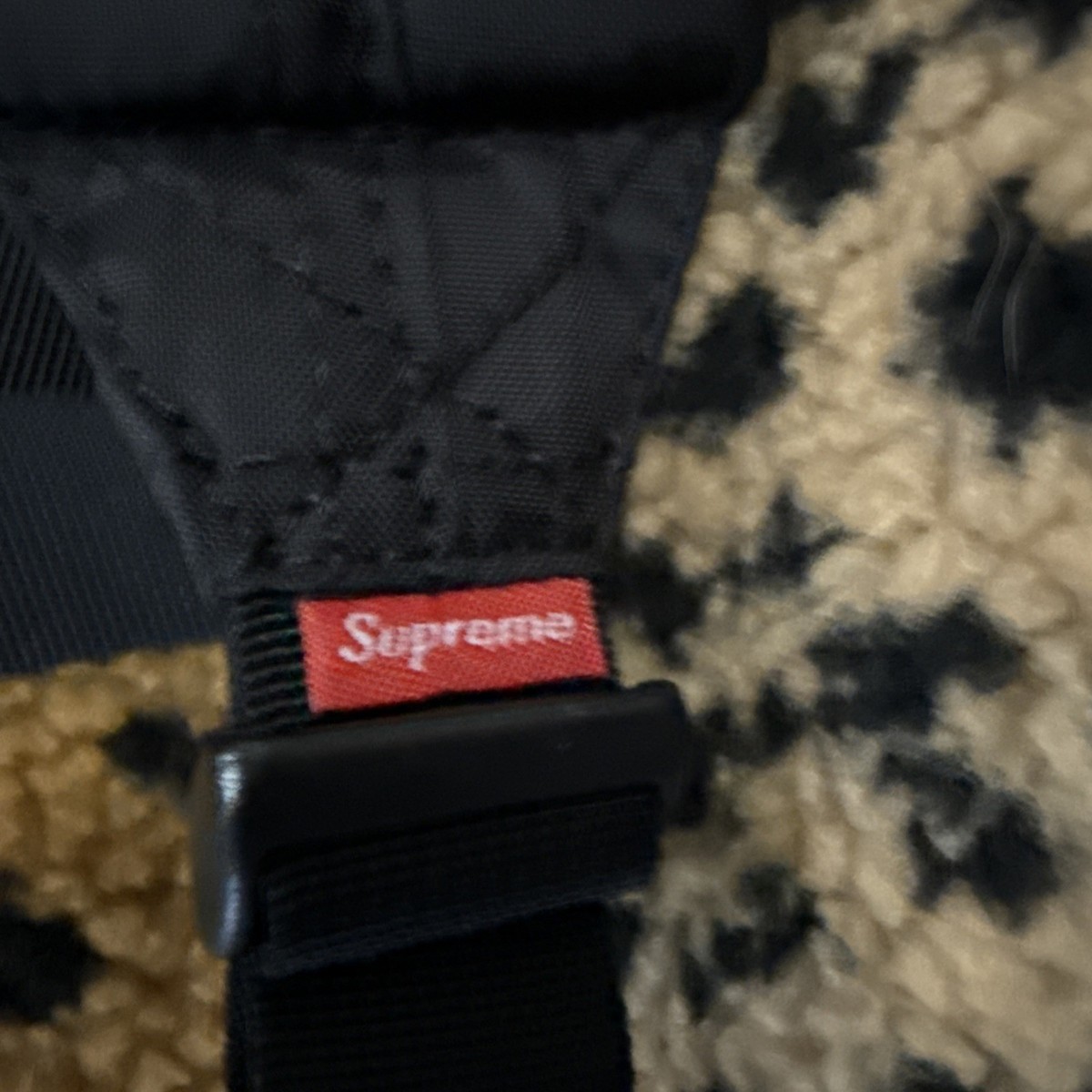 Supreme Leopard Fleece Backpack FW17 | eBay