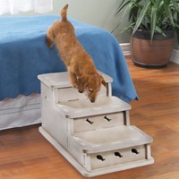 Clevr Interlocking Foam Pet Stairs & Playhouse 3-step Portable Steps Cream on sale Clevr Interlocking Foam Pet Stairs & Playhouse 3-step Portable Steps Cream on sale
