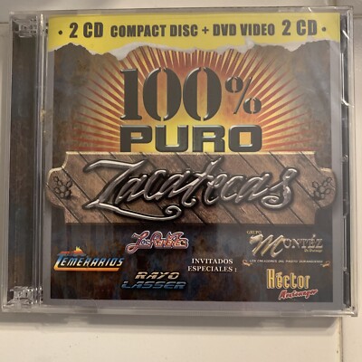 100% Puro Zacatecas [CD & DVD] by Various Artists (CD, Jul-2004