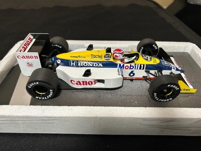 MINICHAMPS HONDA 1:18 ミニカー ドライバー人形付き MINICHAMPS 1/18 F1 1987 Williams Honda FW11B Japanese GP N