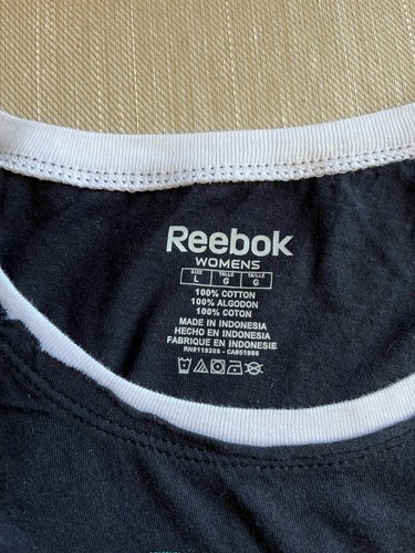 NUEVA Camisa Reebok Philadelphia Eagles para Mujer * 100% Algodón Manga Larga * Grande - Imagen 4 de 4
