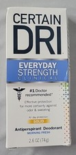 Certain Dri Everyday Strength Clinical Solid Stick Morning Fresh Scent 2.6 oz
