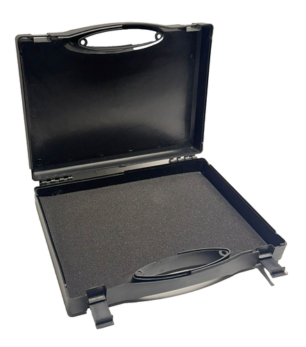Simple Plastic Tool Box Organizer with Foam, Black - Picture 3 of 5